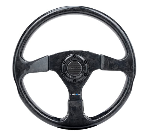 NRG Innovations Forged Carbon Fiber NRG-ST-012FC Steering Wheel 350mm Diameter, 3-Spoke, Bolt Pattern 6x70mm PCD