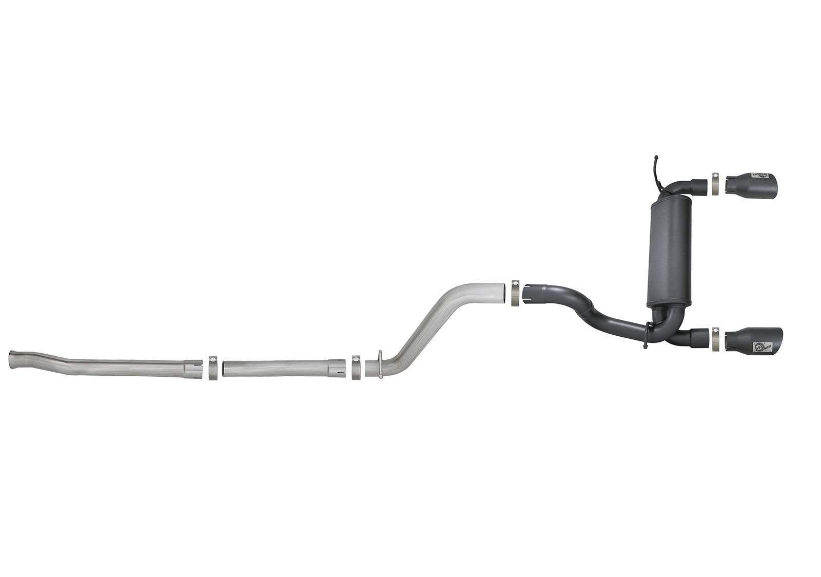 Rebel Series aFe Power 49-48076-B Performance Cat-Back Exhaust System