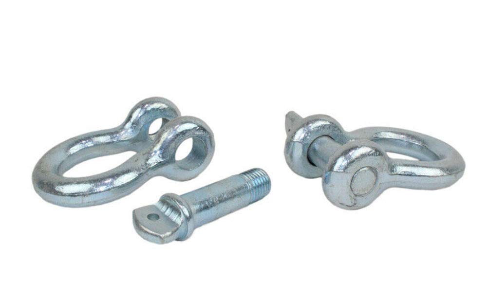 D Ring Fishbone 3/4 Inch Zinc 2 Piece Set