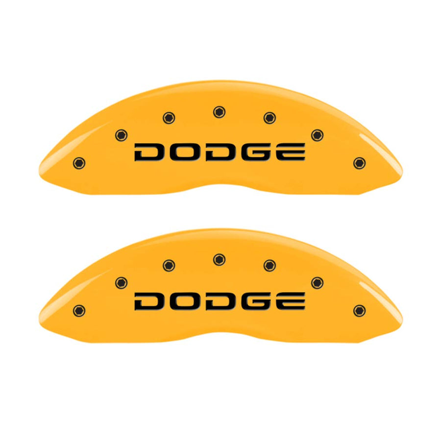 Caliper Covers MGP 12043SDODYL, Yellow