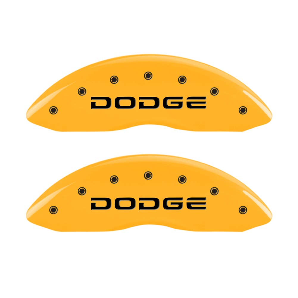 Caliper Covers MGP 12134SDODYL, Yellow