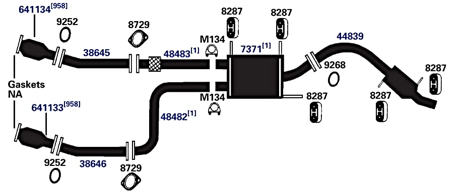 48482 AP Exhaust Products Exhaust Pipe