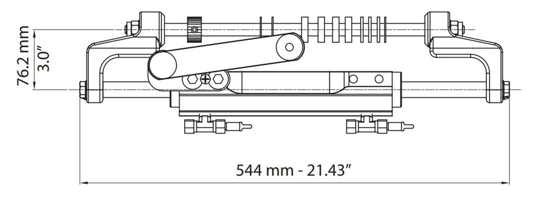 Hydraulic Cylinder Uflex UC128 Version 1