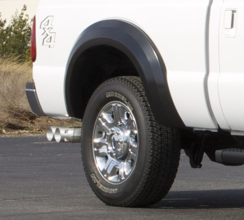 Lund Elite Series EX314SB Black Extra Wide Style Standard Rear Fender Flare - 2 Piece