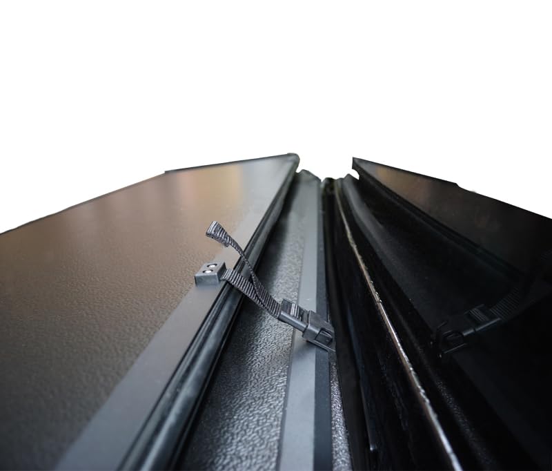 Hard Black Horse High Profile Trifold Truck Bed Tonneau Cover Compatible with 2022-2024 Toyota Tundra 5.6ft/5.5ft bed-HTF-TO22