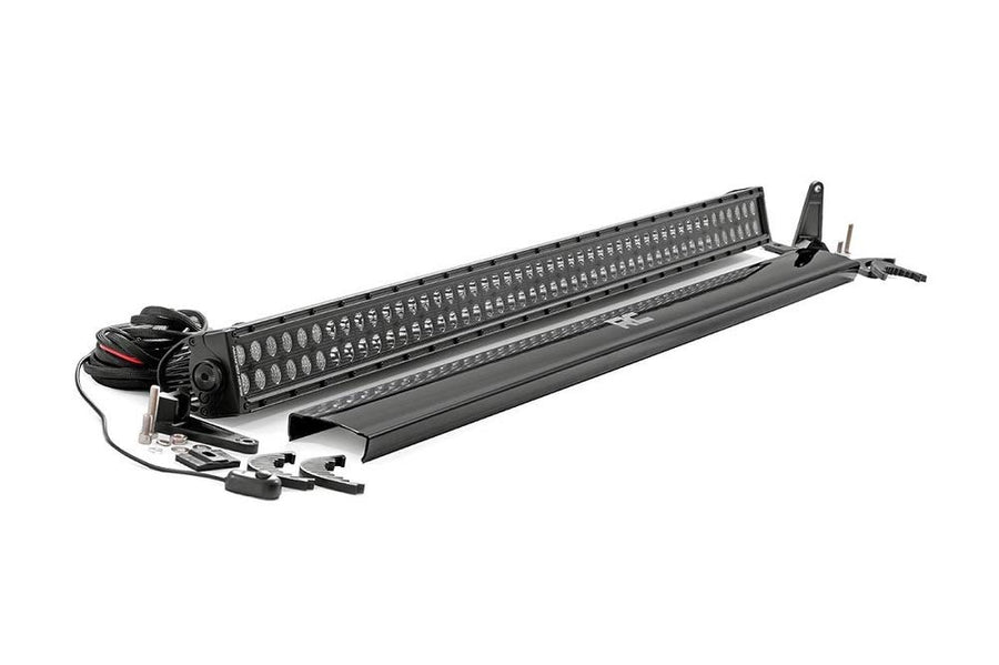50" Rough Country Dual Row Black Series LED Light Bar - 23,040 Lumens Cree LEDs, 288W Spot/Flood Combo Beam, IP67 Waterproof