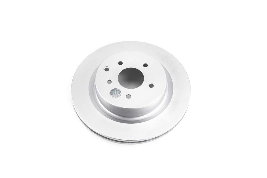 Power Stop JBR1108EVC Rear Brake Rotor Coated For INFINITI G35 2003-2004, Nissan 350Z 2003-2009 [Model Specific]