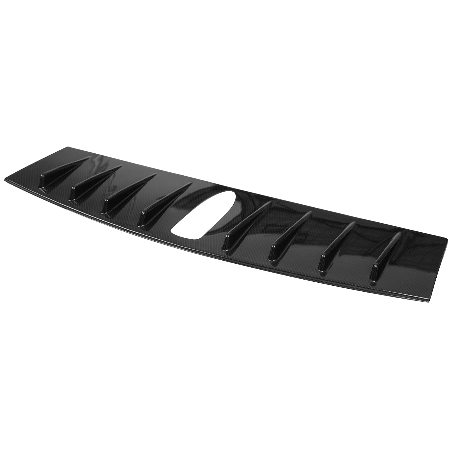 Carbon Fiber Painted ABS Shark Fin Vortex Generator Spec-D Tuning Compatible with 2015-2021 Subaru Impreza WRX STI Models