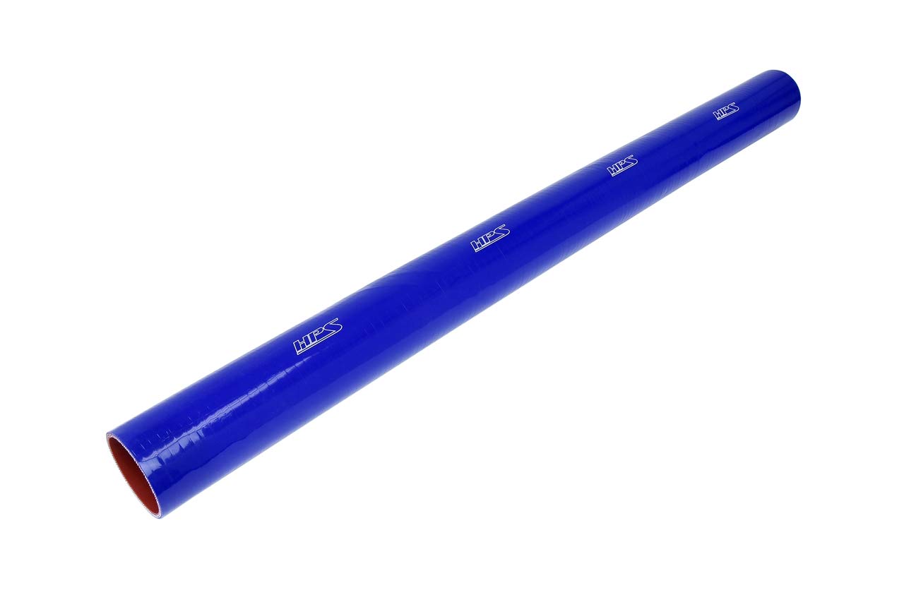 HPS 6-5/8" (168mm) ID High Temp 6-ply Reinforced Silicone Coolant Tube Hose Blue, 3' Length, 10 psi Maximum Pressure