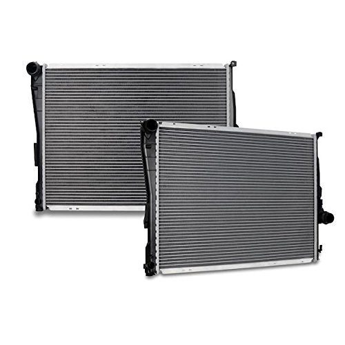 Mishimoto Plastic End-Tank Radiator R2636-MT, Compatible with BMW E46 3-Series 1999-2006, Built for Long-Lasting Durability and Reliable Cooling