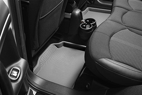 Second Row 3D MAXpider Custom Fit All-Weather Floor Mat for Select Honda Ridgeline Models - Kagu Rubber (Gray)
