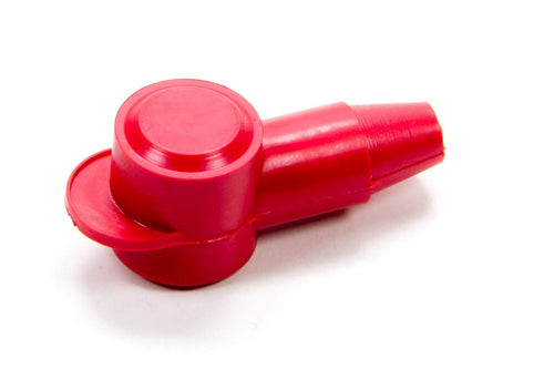 Battery Terminal Boot Powermaster, Top Post Cover, Rubber, Red, Each