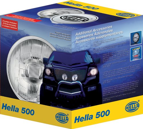 500 Series HELLA Driving Lamp Kit, Clear, 6"
