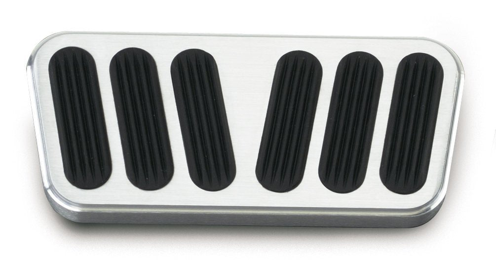 Billet Power Brake Pedal Pad Lokar with Rubber