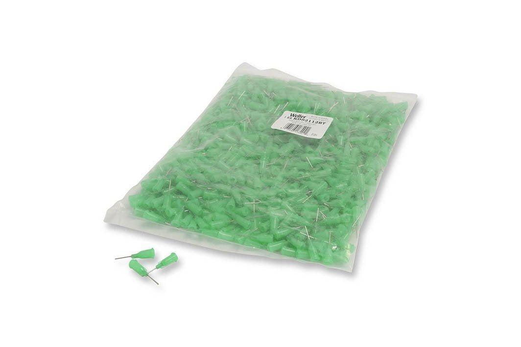Weller Needle KDS2112BT, 21 Ga Threaded Hub 1/2" (1000 per Pack), Black