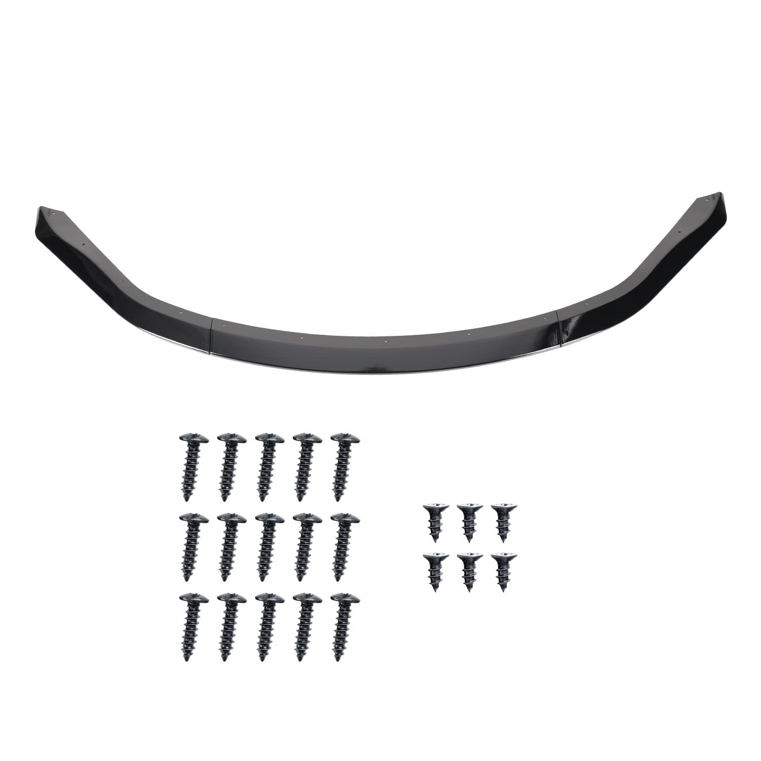 Glossy Black Spec-D Tuning Front Bumper Lip Spoiler Kit 3PC Compatible with 2003-2005 Nissan Fairlady Z33 350Z