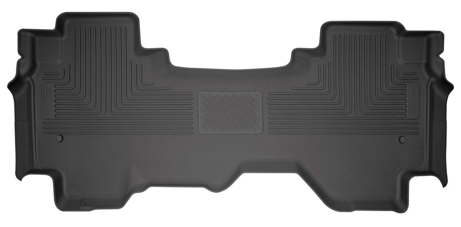 Weatherbeater Husky Liners Floor Mats | Fits 2019-2026 Dodge Ram 1500 EXT/Quad CAB ONLY | 2nd Row, 1-pc Black - 14741