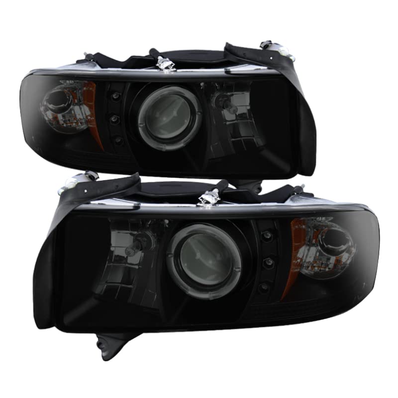 Auto Spyder 5078414 LED Halo Projector Headlights Black/Smoked