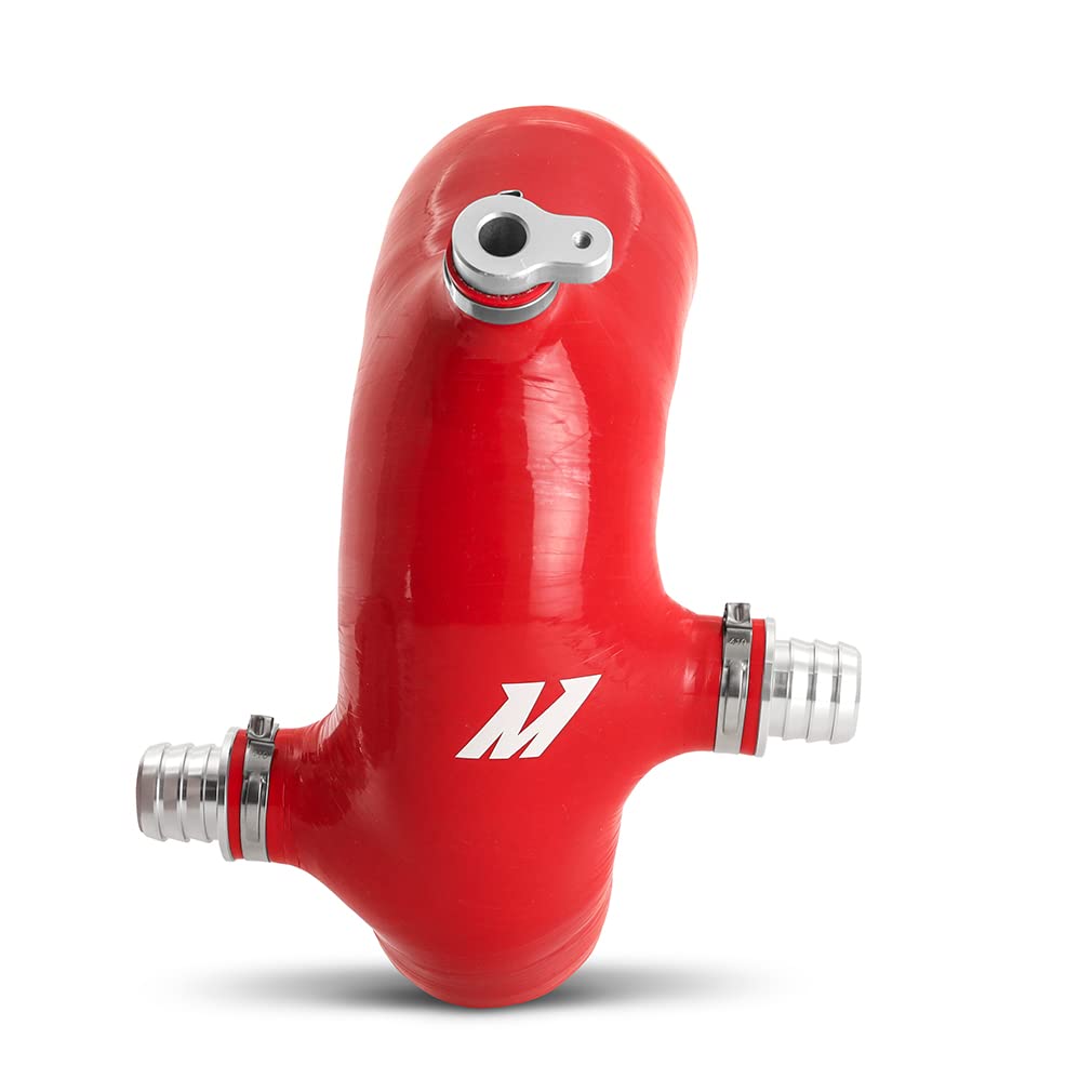 Mishimoto J-Tube Silicone Intake Compatible With Polaris RZR XP Turbo 2016+, Red