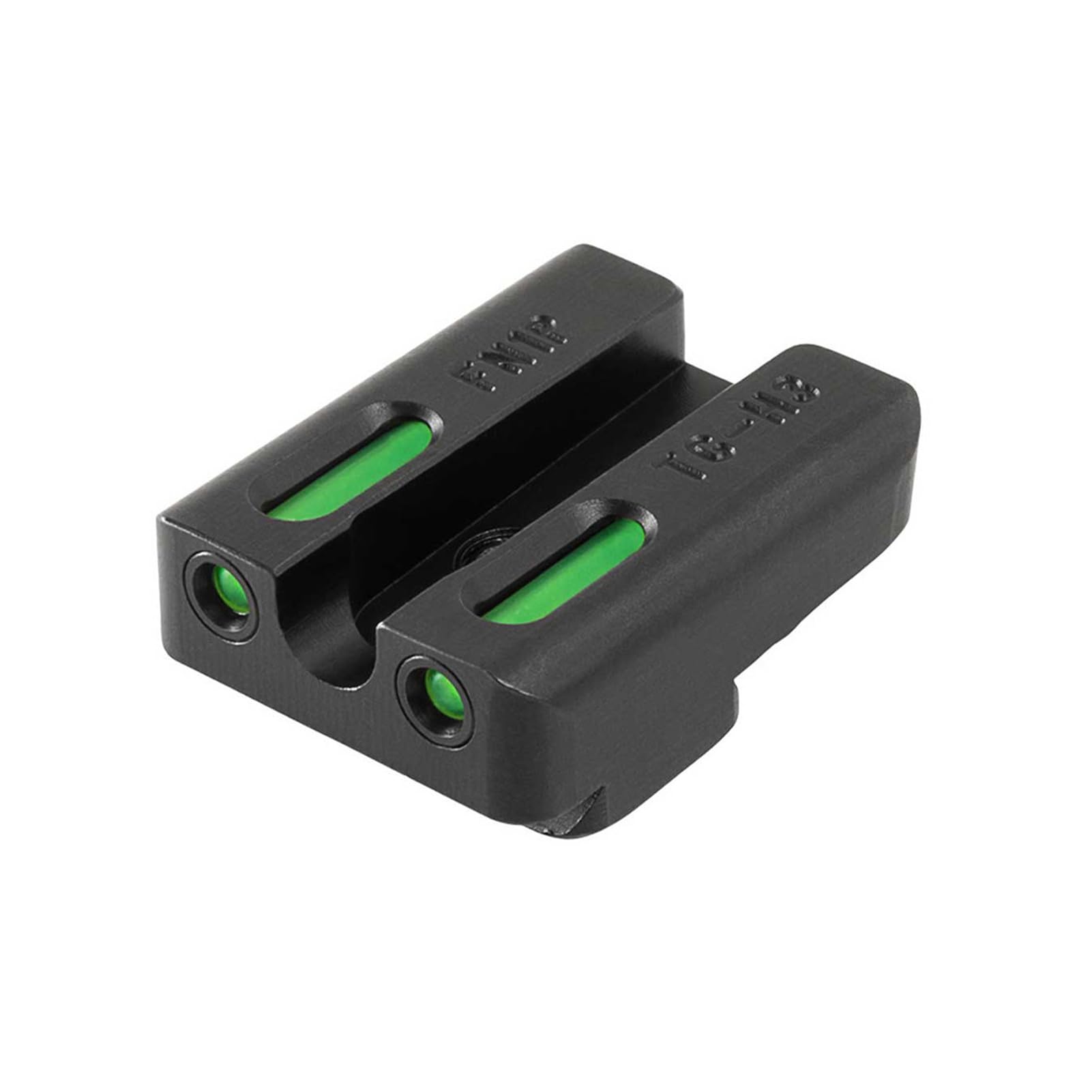 Handgun Sight TRUGLO TFX PRO | Compact Snag-Free Durable Shock-Resistant Glowing Tritium & Fiber-Optic Xtreme Night Sight with High Contrast Orange Front Ring, Compatible with FN FNX40 Handguns