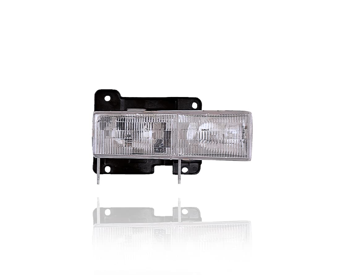 GM073-B001R Eagle Eyes Passenger Headlamp Assy Fits Chevrolet Blazer, Clear