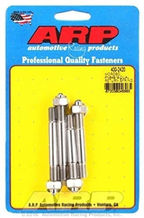 ARP 64919 Moroso Dual Return Spring w/ 1in Spacer Plate SS Carb Stud Kit