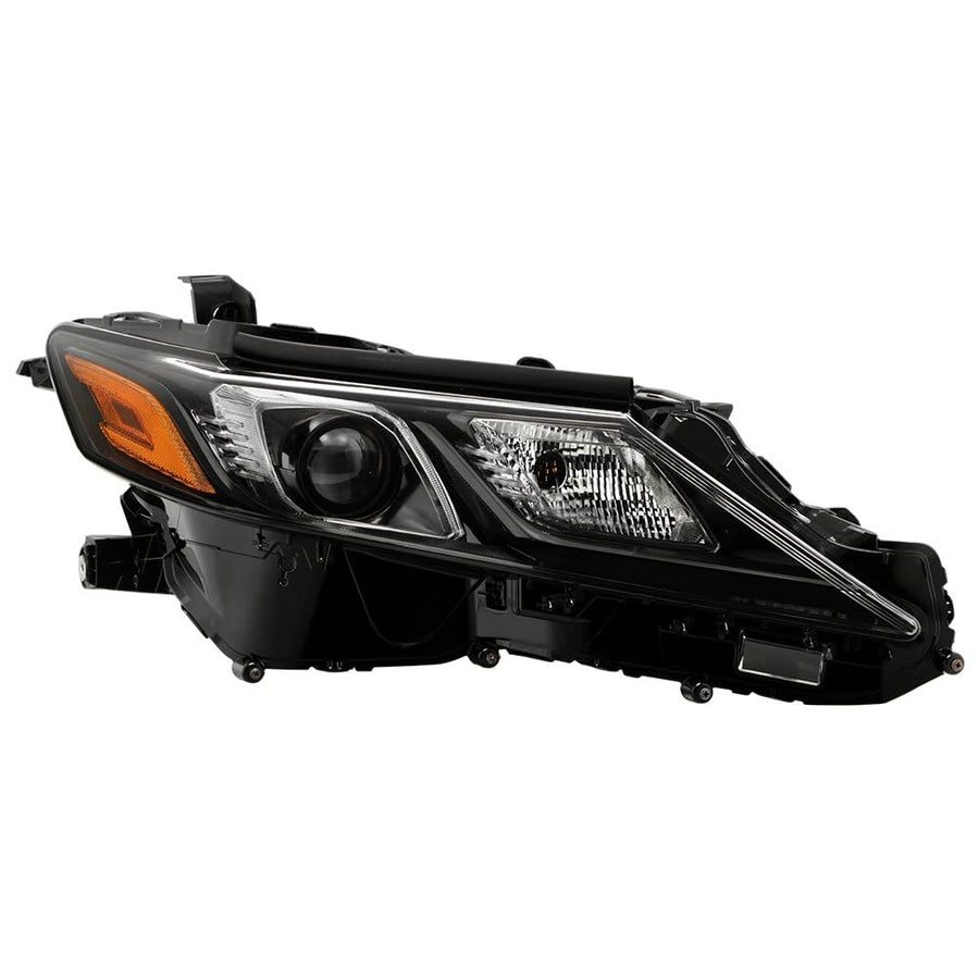 Toyota Camry 21-23 SE XSE Halogen Headlight - Low Beam-LED ; High Beam-LED ; Signal-7444NA(Included) - OE Black Right Spyder (OE)