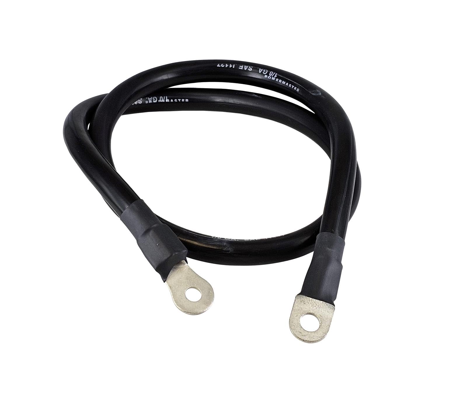 1-703 Powermaster Alt Ground Wire 0g 3 ft 5/16 & 1/4 Eyelet