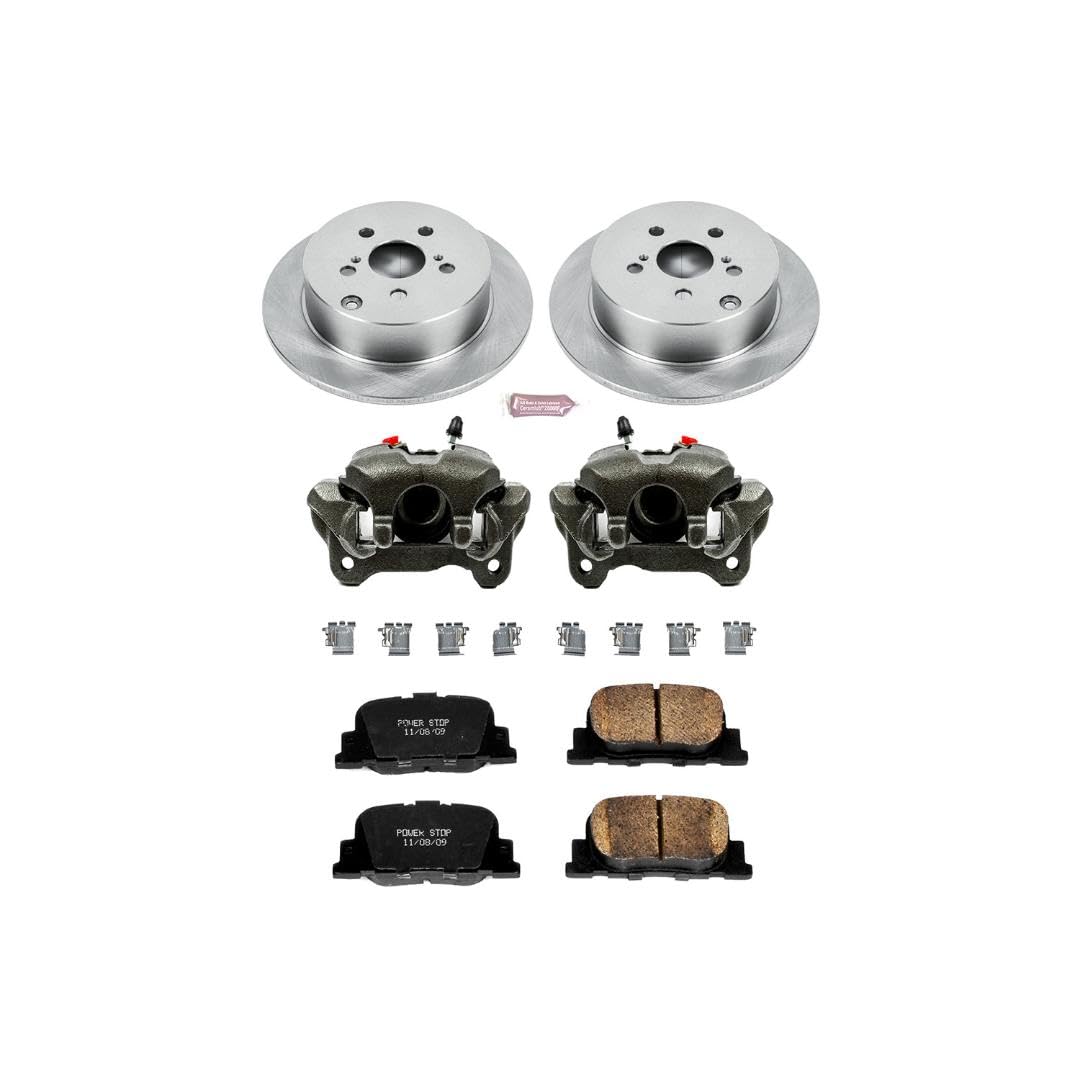Power Stop KCOE2319 1-Click OE Replacement Brake Kit with Calipers Autospecialty For Scion tC 2005-2010 [Model Specific]
