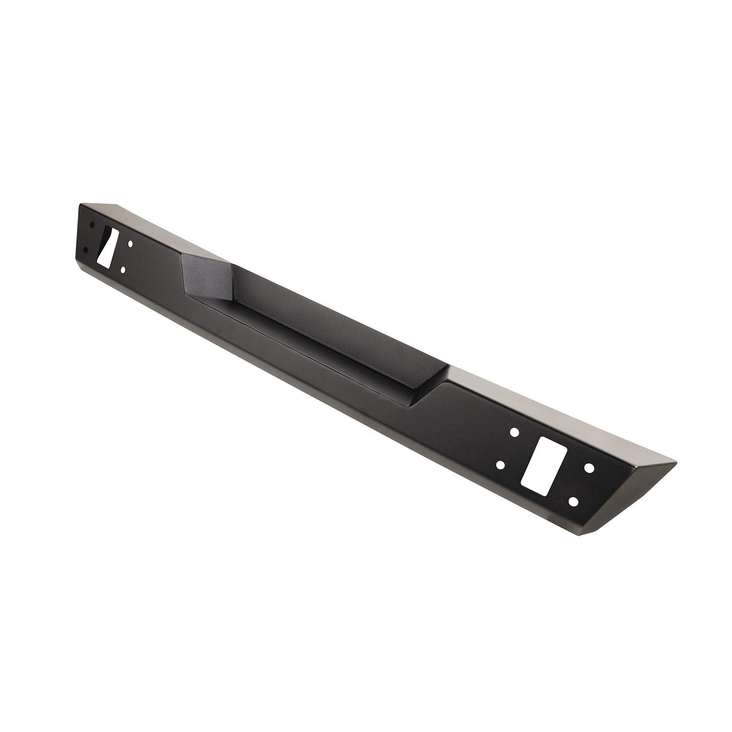 Spartan Bumper, Rugged Ridge Rear | Mid-Width, Steel, Smooth Black | 11548.81 | Fits 2007-2018 Jeep Wrangler JK