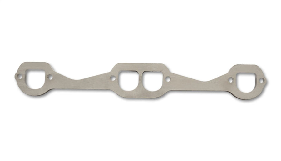 Header Flange Vibrant Power 14331D, 3/8 in. thick, fits GM LT1/L98/LB9 Small Block 8 cyl motor, D-Shaped Ports, 304 Stainless Steel, pair