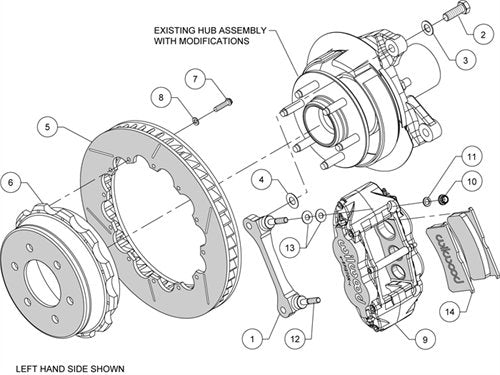 Brake Kit Wilwood 14013866