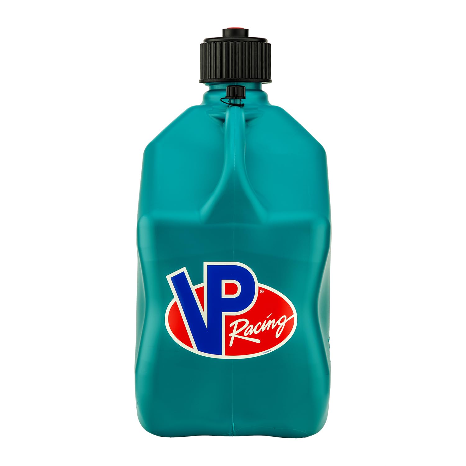 5.5 Gallon VP Racing Motorsport Racing Jug with Contoured Handle, Multipurpose Cap and Rubber Gaskets, Caribbean (1 Pack)