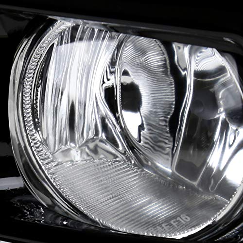 Fog Lights- Clear- Black Frame for 17-Up Toyota Sienna SPEC-D TUNING LF-SNA18COEM-V2-DL