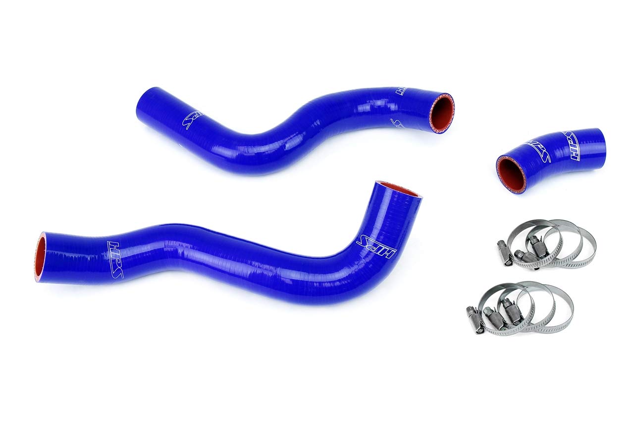 3-ply HPS Black Reinforced Silicone Radiator Coolant Hose Kit 57-2055-BLK