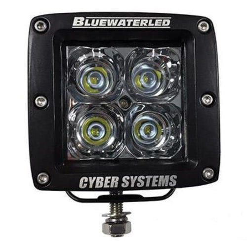 T-H Marine Cyber 400S LED Light Black & Gold LEDBW-908-2-GLD-DP