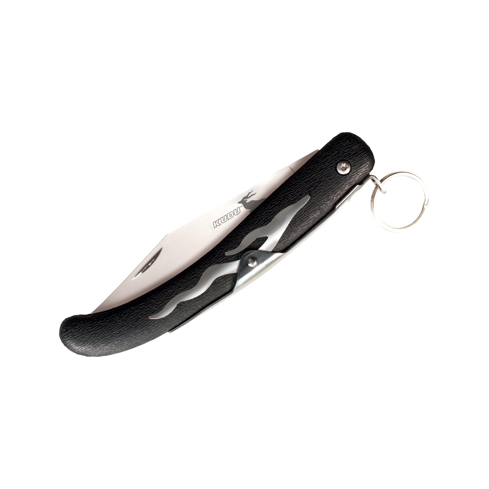 Kudu Cold Steel 4.25" 5Cr15MoV Steel Clip Point Razor-Sharp Blade 5.75" Zy-Ex Handle Everyday Carry Folding Knife w/Ring Lock