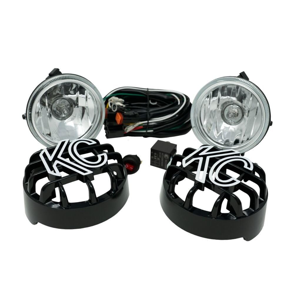 490 KC HiLiTES Rally 400 4" 55w Driving Light System,Black