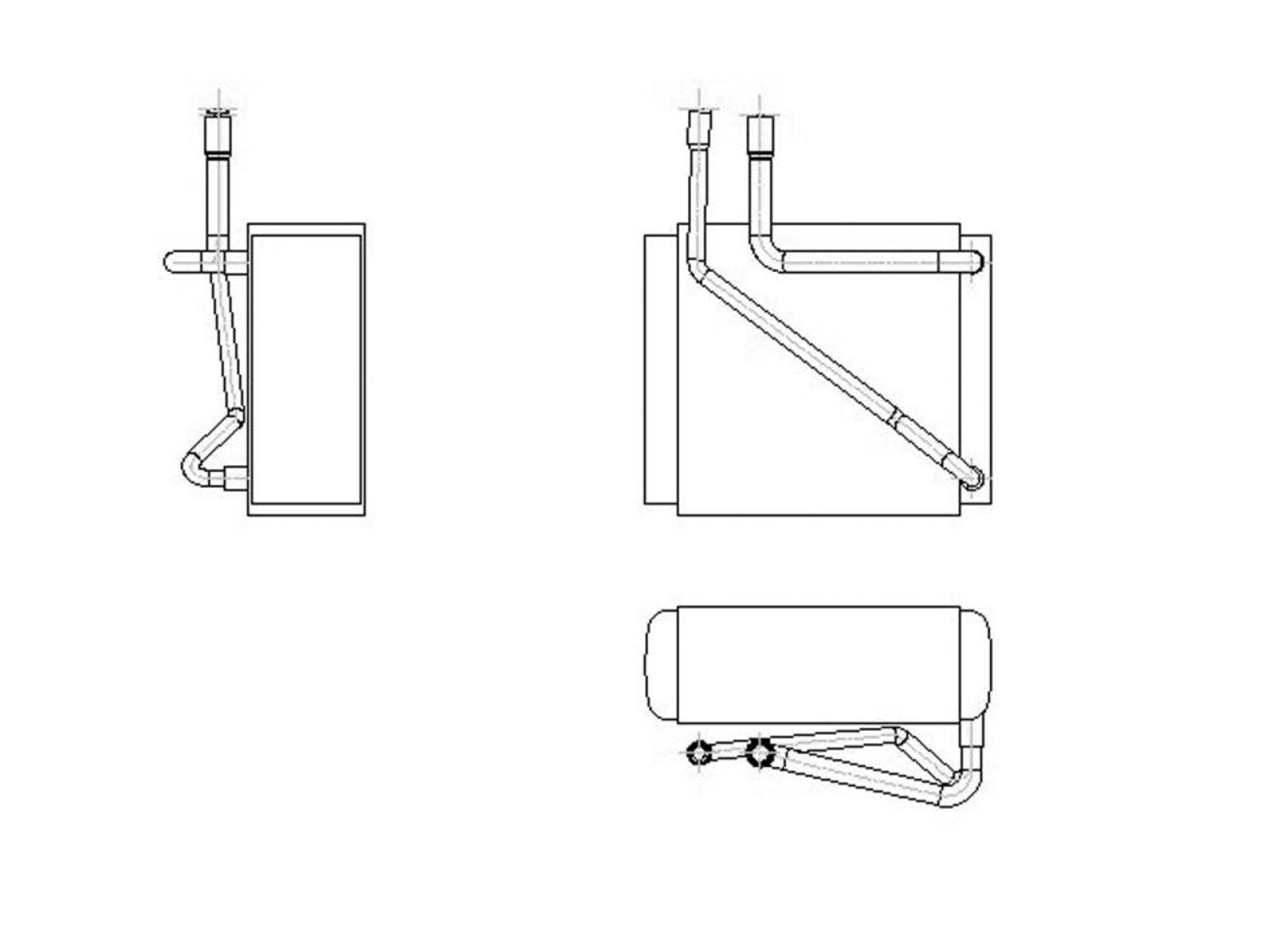 Lincoln Town Car TYC 96040 Replacement Heater Core