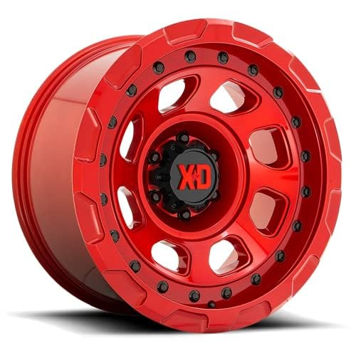 Xd861 Storm Candy RED XD Wheels Wheel with Alloy Steel (17 x 9. inches /6 x 106 mm, -12 mm Offset)