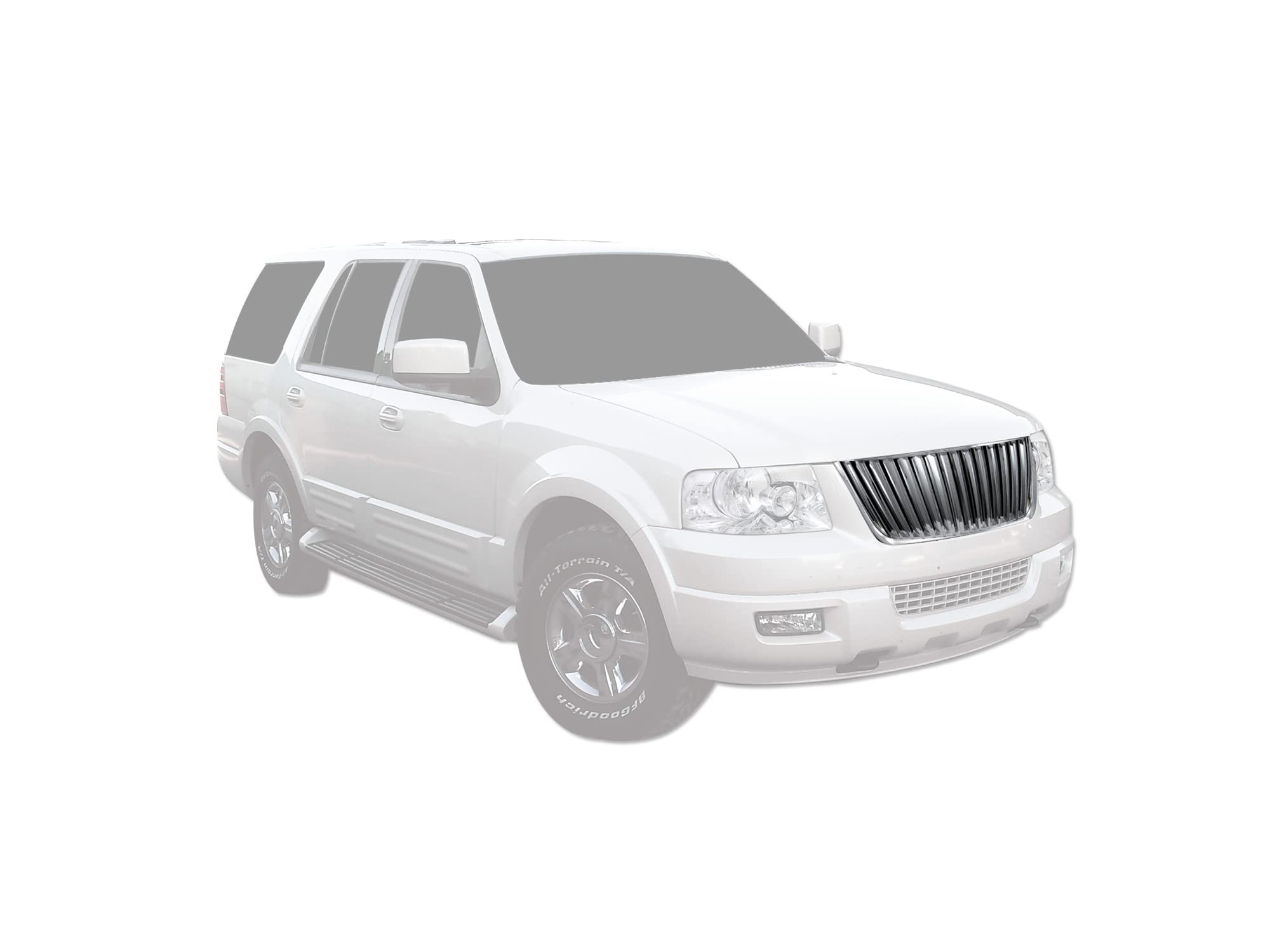 Vertical Grille Armordillo USA Fits 2003-2006 Ford Expedition-Chrome