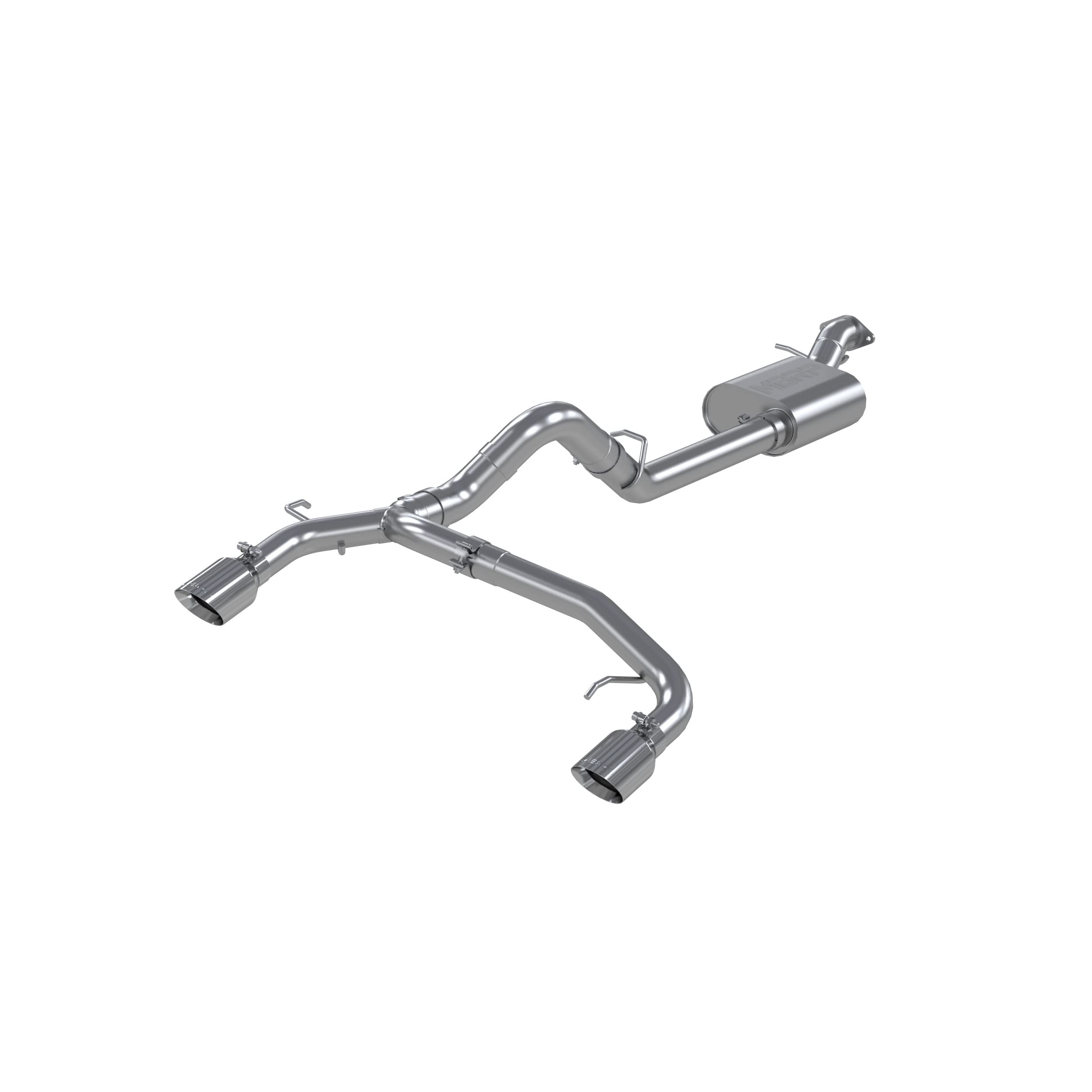 21-22 Ford Bronco MBRP 2.3/2.7L EcoBoost 2/4-Dr 3in Catback Dual Split Rear Exit Aluminized Steel