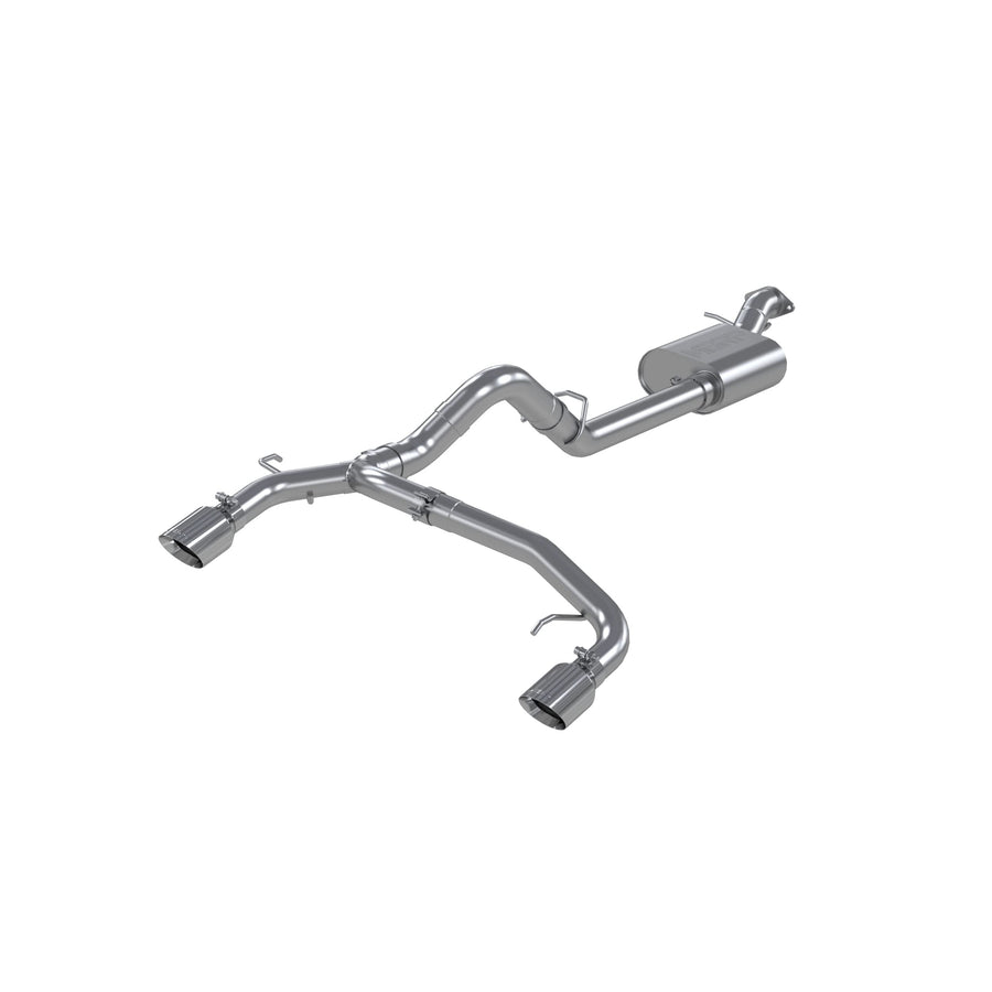 21-22 Ford Bronco MBRP 2.3/2.7L EcoBoost 2/4-Dr 3in Catback Dual Split Rear Exit Aluminized Steel