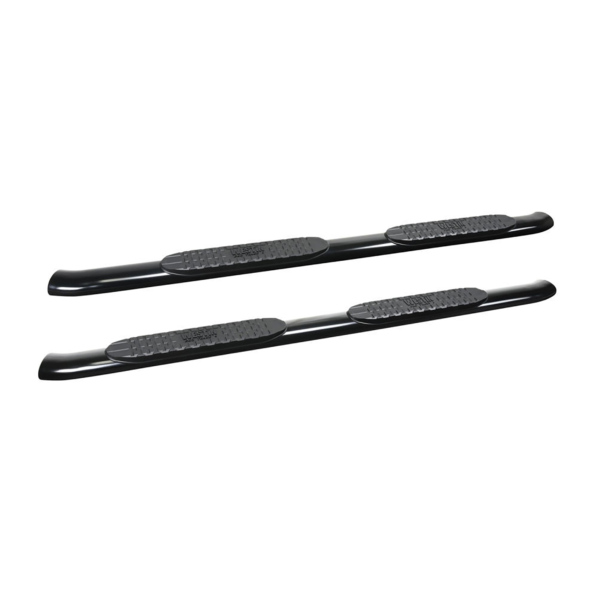PRO TRAXX 4 Westin Oval Nerf Bars fits 2019-2025 Silverado Sierra 1500 2020-2025 Silverado Sierra 2500 3500 Double Cab (Exc 2019 Silverado LD/Sierra 1500 Limited) Black Pair