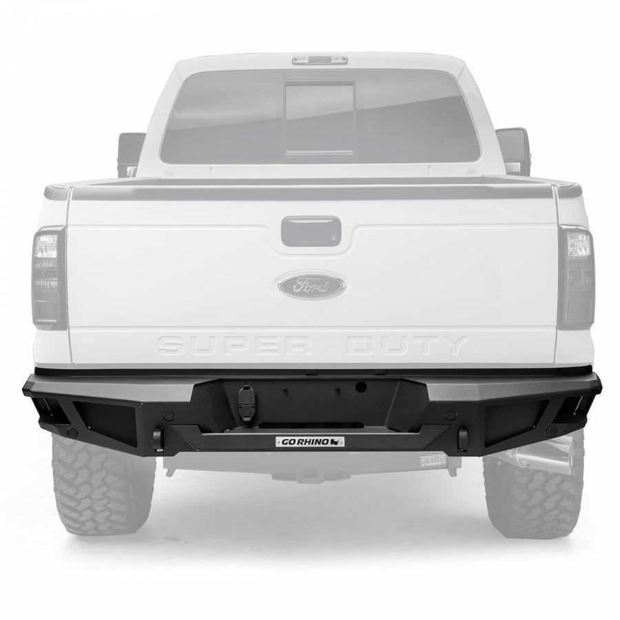 28128T Go Rhino! Textured Black Rear Replacement Bumper BR20