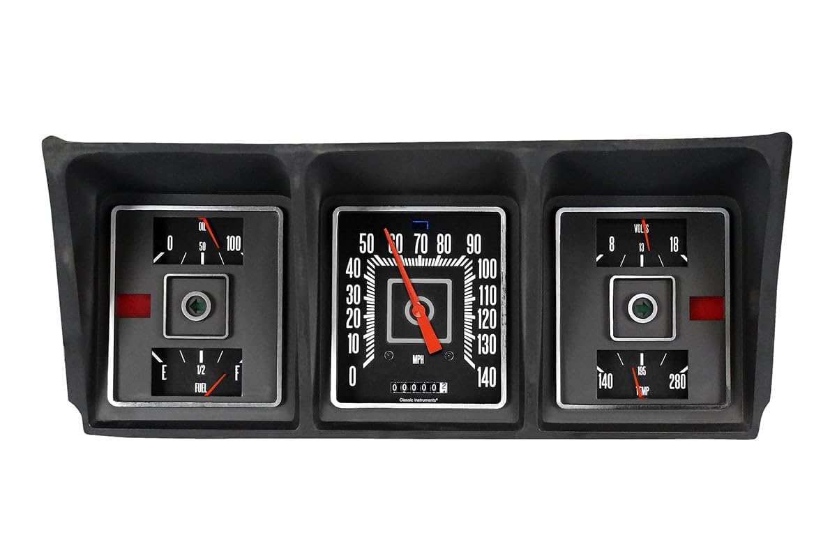 FT73B Classic Instruments Direct-Fit Gauge Package - Black