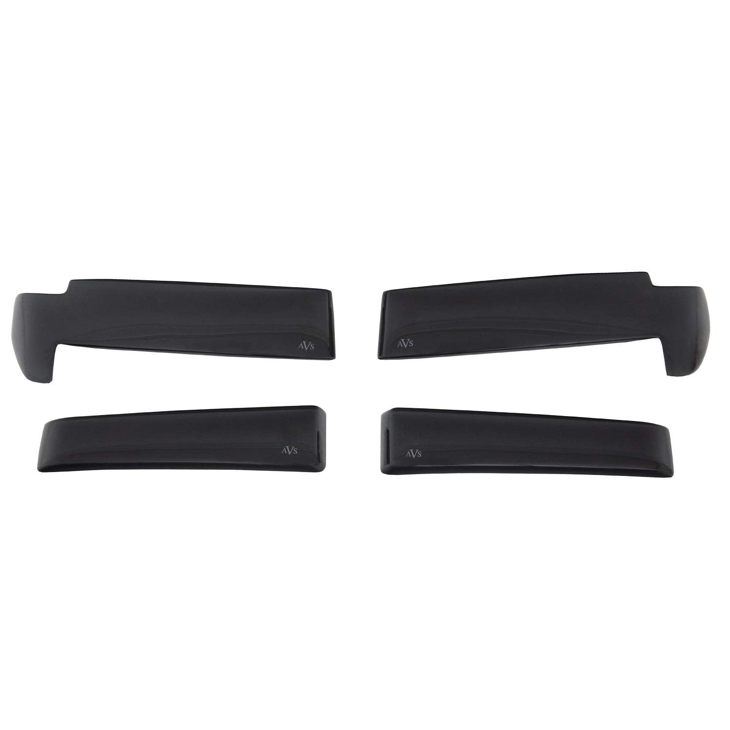 Headlight Covers Auto Ventshade [AVS] / Blackout | Fits 2019 - 2024 Chevrolet Silverado 1500 High Country/LT/LT Trail Boss/LTZ/RST, 2 pcs. | Dark Smoke - 37286