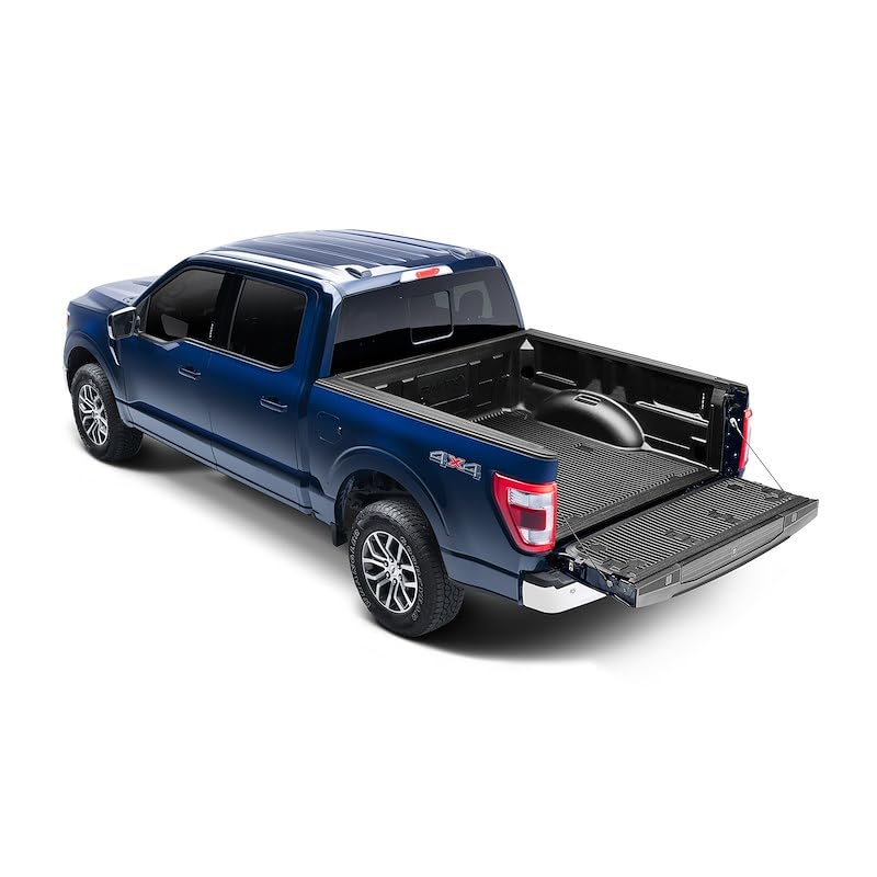 Trailfx F8U99X Bed Liner, Drop-in, Under Rail, Black, High-Density Polyethylene, with Tailgate Liner/Hardware, Fits 1999-2016 Ford F-250/ F-350 Super Duty 8 Feet