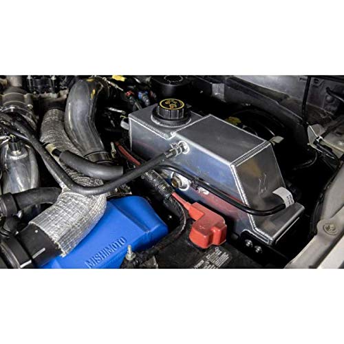 Mishimoto Aluminum Degas Tank Kit MMRT-F2D-11KMWBK, Compatible With 2011-2019 Ford 6.7L Powerstroke, Micro-Wrinkle Black