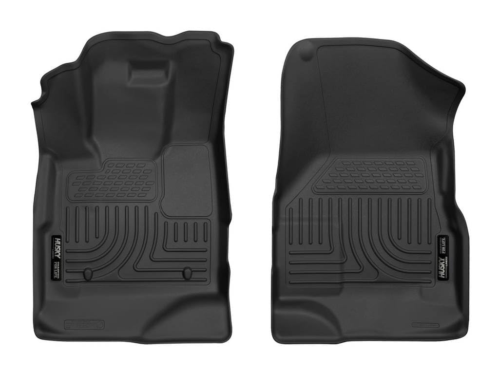 Husky Liners X-act Contour Floor Mats | 2010-2017 Chevrolet Equinox & GMC Terrain Fits | Front Row, 2-pc Black - 55281